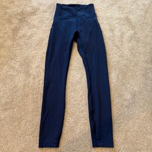 Lululemon Size 0 Navy blue leggings